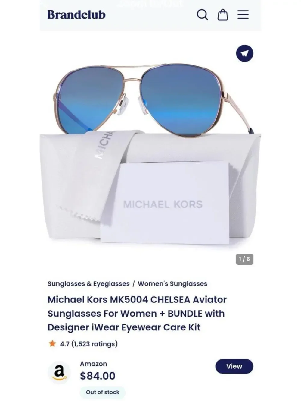 Michael kors Sunglasses +case